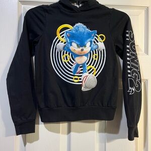 Black Sonic the Hedgehog Hoodie
